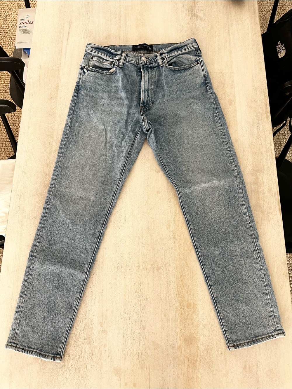 Abercrombie & Fitch Vintage Stretch 90s Slim Jeans Men’s 32x30 Light Wash